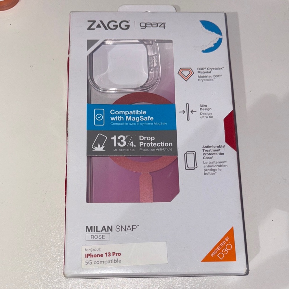 Milan Snap Case for iPhone 13 Pro - Rose